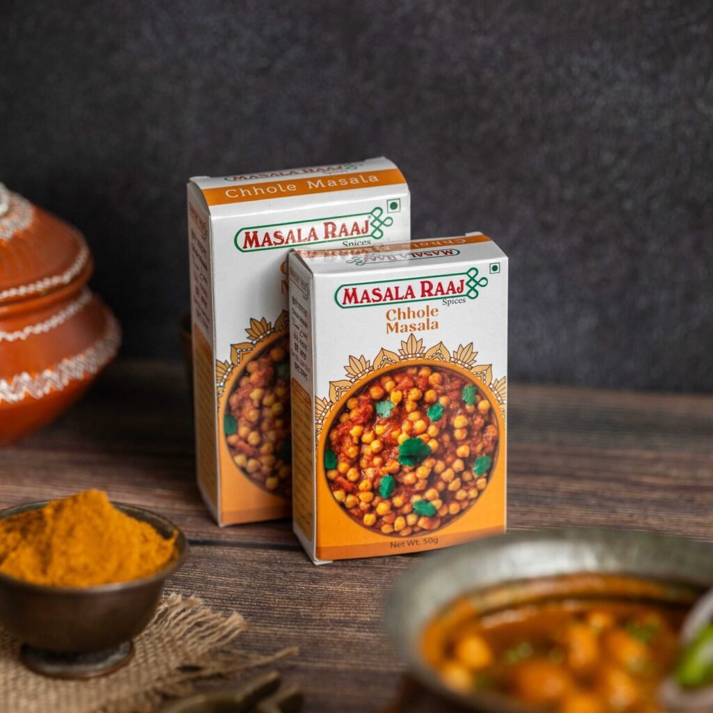 Chhole Masala in use, Masala Raaj kitchen