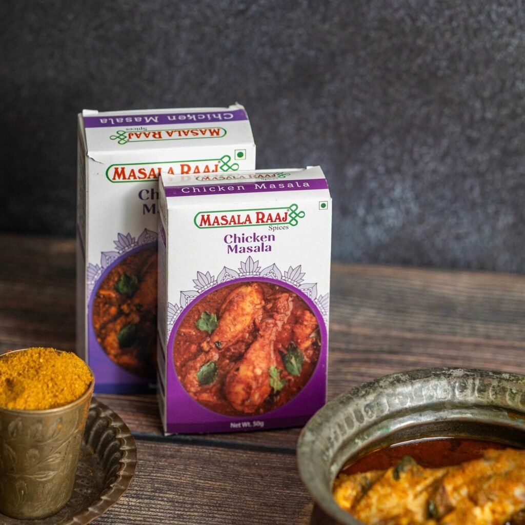 Chicken Masala in use, Masala Raaj kitchen