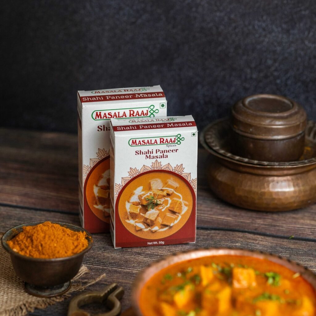 Shahi Paneer Masala in use, Masala Raaj kitchen